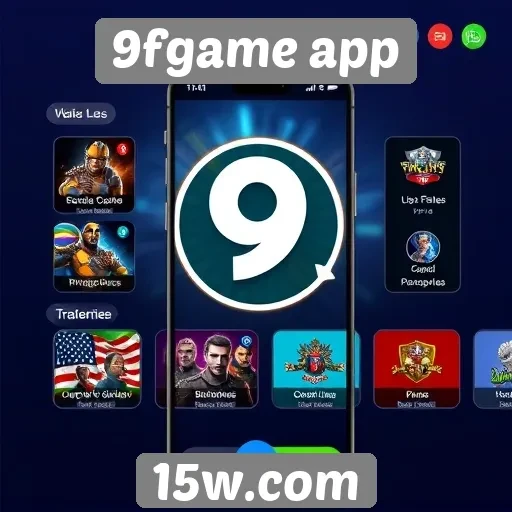 Interface do 9fgame app é intuitiva e fácil de navegar